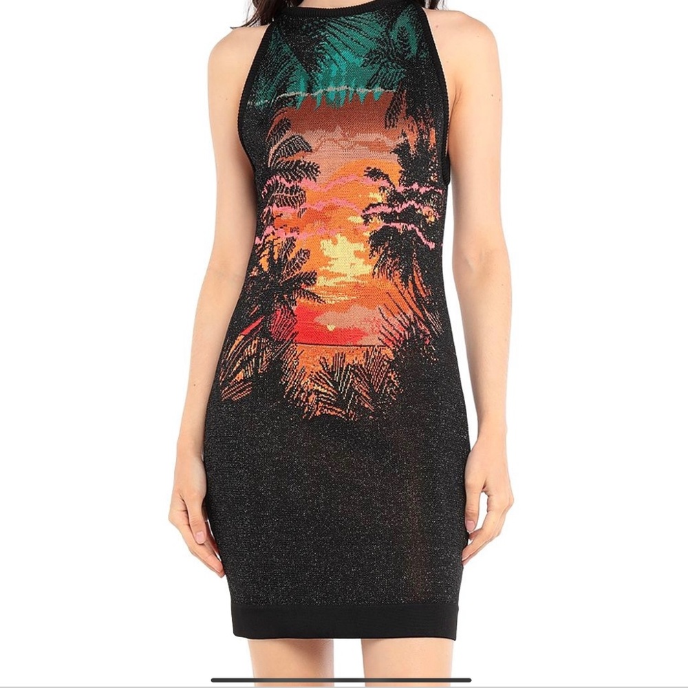 Balmain sunset knit dress